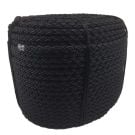 Rope nylon Ocean8 18mm Black 8 strand braided 5950 kgs breaking load (Price Per Meter)