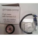 Gauge Fuel Level White 52mm with 0.5m Harness (Sensor Excluded)