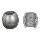 Anode shaft Zn 0.48 Kg Dia. 25 x H56 mm bolt-on