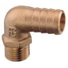 Hose connector 90 deg. 1/2