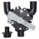 Y valve with swivel ports (lockable)