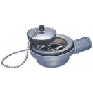 Elbow waste drainer 25mm hose barb outlet