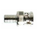 Cable fitting coax RG59 crimp-on male plug