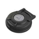 Foot Switch compact Black 12/24V 5A with cover Dia. 65 x 22H mm must be used with solenoid