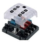 Fuse holder ATC fuse 6 way quick connect & bus link with enclosure