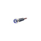 Switch BTSMTSW-BLG 2-Ch 12V SS316 Blue & Red LED Resettable Push Button