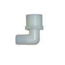 Hose connector plastic 90 deg. female 3/4