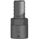 Hose connector black F 1