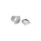 Vent adapator for 05.09.0070 Dia. 74 x 63 mm plastic white