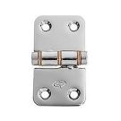 Hinge friction 38 x 70 mm 2 hole reversed SS 304 electro polished