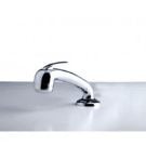 Shower elbow pull out trigger White with 2m plastic hose & 3/8
