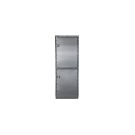 Fridge-freezer combi Cruise CR220 inox 12/24V with 3-side flush mount inox frame