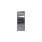 Refrigerator Inox Combi Freezer/ Freezer 320L 12/24V door with 3 side frame secop compressor type BD50F + BD80F