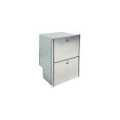 Drawer Fridge + Freezer 160L Inox Light 12/24V with double drawer BD80F seacop compressor
