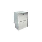 Drawer Freezer 160L Inox Light 12/24V with double drawer BD80F seacop compressor