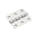 Butt Hinge 60x46x1.2 SS316 Satin