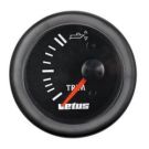 Gauge trim TRIM12B for Z drive/trim tabs 12V black