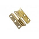 Hinge lift off 55 x 35 mm Brass left hand polished