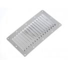 Vent louvred SS304 228 x 127 mm electro polished
