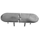 Hinge 190x65 mm 47 mm stud casted SS316