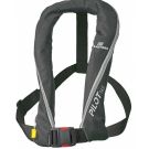 Life jacket Inflatable Black Pilot 165 Zip Manual Black W/ Harness Rated Buoyancy 150N Actual Buoyancy 165N