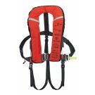 Life jacket Inflatable Austral 180 Automatic Harness Red 1-Side PVC Coating & Double Crutch Strap