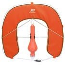 Life jacket horseshoe zip buoy set orange with removable cover washable