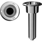 Rod cup holder SS316 round top 0 deg. rod Drain 3/8