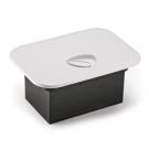 Box rectangular white ABS 375 x 270 mm (LxB) cutout dimensions White Ral 9003