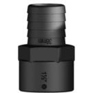 Hose connector black F 1-1/2
