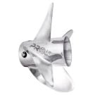 Propeller Rubex Pro L4 Stainless Steel 4-Blade 15″ × 22″ LH Interchangeable Hub for 115 HP and Above Engines