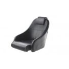 Seat helm KING CHFUSB flip-up squab with blue artificial leather upholstery without pedestal
