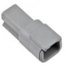 Kit receptacle DTM 3 cavity Deutsch connector (pack of 10pc)