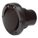 Transom exhaust plastic TRC40PV for 40 mm ID exhaust hose with check valve