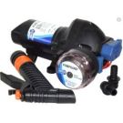 Pump PARMax 3gpm 24V 50psi includes 2x19 mm straight hose barbs, strainer & trigger nozzle for washdown application