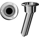 Rod cup holder SS316 round top 15 deg. rod Drain 3/8