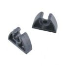 Pole storage clip black for 3/4