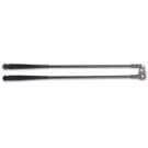 Wiper arm PU 375-525 mm Black 1 adjustable spring (coated SS316) for blade 800mm maximum