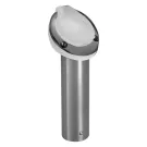 30° White Stainless Steel Flush Mount Rod Holder 2