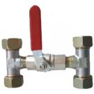 Valve byspass for Dia 12 mm inflexible hydraulic hose
