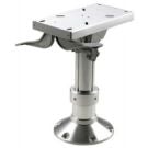 Seat pedestal PCG3040 300-400mm powermatic column Dia.87/73mm & base Dia.228mm with swivel & seat slide