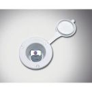 Mixer (shower) with recessed flush container 1 handle