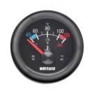 Gauge water temperature TEMPB black 12/24V (40-120 deg. C) cutout Dia. 52mm excluding sensor