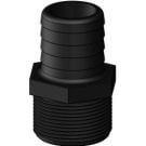 Hose connector Black 1-1/2