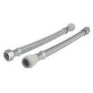 Hose flexi braided 22mm x 3/4