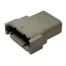 Kit receptacle DTM 12 cavity Deutsch connector for 20-24 AWG wire Kits contains housing only. (pack of 5pc)