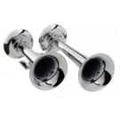 Horn air D-2 Chrome 139dB 266 & 212Hz dual trumpet L523xW394xH217 mm 8Lpsat 7bar suitable for vessel length 20 to 75m