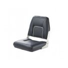 Seat deluxe FIRST MATE CHFSB foldable Blue with White seam artificial leather upholstery Suplied without pedestal. Fits all pedestals.
