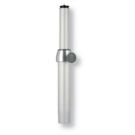 Seat column powermatic 555-825mm adjustable height dia.76/60mm ribbed aluminium