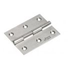 Hinge butt 60 x 34 mm SS316 satin finish